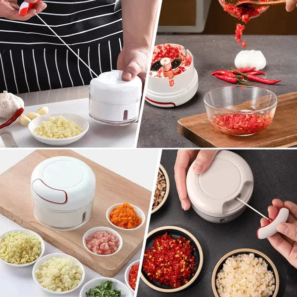 Multifunctional Grinding Food Chopper | Mini Manual Chopper(random color )
