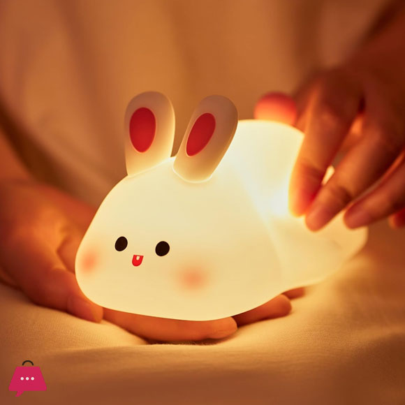 Adorable Bunny Night Light – Soft, Safe & Soothing Glow